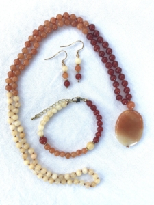 Aventurine, Carnelian Mala