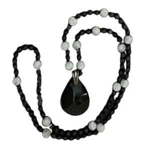 Black Labradorite with Moonstone Accents Necklace