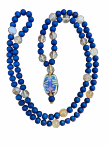 Druzy, Citrine Accents, Mirage Bead Pendant