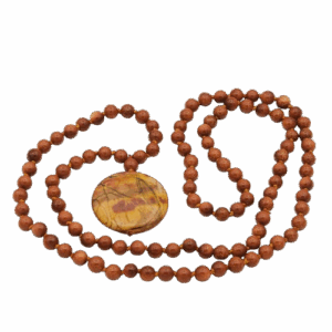 Brown Goldstone, Red Creek Jasper Pendant