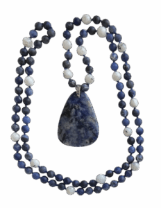 Lapis Lazuli, Moonstone Accents, Lapis Lazuli Pendant