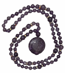 Lepidolite, Lepidolite & Sparkle Accents, Lepidolite Pendant