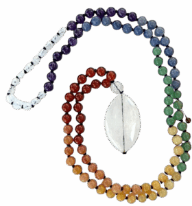 Moonstone, Amethyst, Aventurine, Carnelian, Crystal Quartz Guru & Pendant