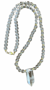 Crystal Quartz, Sparkles, Crystal Quartz Pendant Necklace