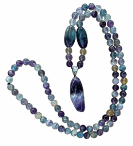 Fluorite & Amethyst Pendant