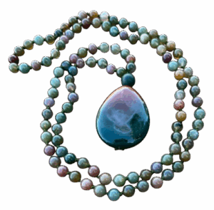 Indian Agate with Agate Pendant