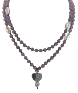 Loved-Blessed-Dream-Believe Charms, Heart Pendants