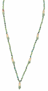 Chrysocolla, Mermaid Accents, Heart Pendant