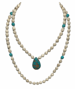 Magnesite, Turquoise Accents & Pendant