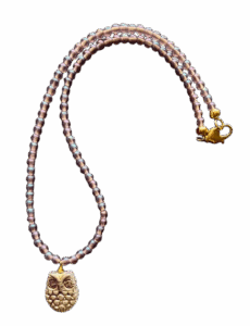 Pink Owl Necklace