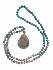 Mongolian Opal, Turquoise Jasper, African Opal, Picture Jasper Guru, Ocean Jasper Pendant