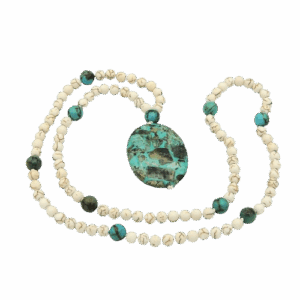 Magnesite, Turquoise Accents, Turquoise Guru, Turquoise Pendant