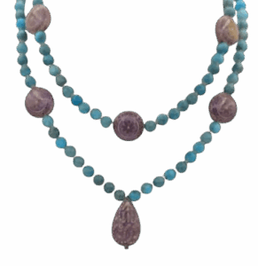 Jasper, Mirage Bead Accents & Pendant