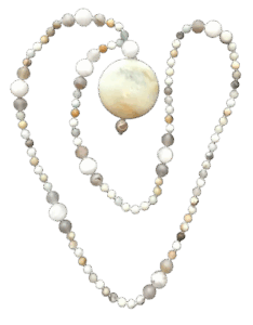 Amazonite, Moonstone Accents & Guru, Amazonite Pendant