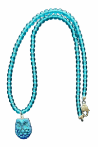 Teal Owl Necklace