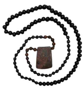 Wood, Red Creek Jasper Pendant