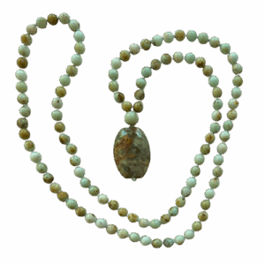 Mongolian Opal, Rhyolite Pendant