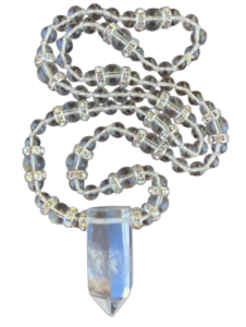 Crystal Quartz, Clear Sparkles, Crystal Quartz Point Pendant
