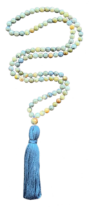 Dumortierite Sunset, Dark Blue Tassel