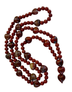 Red Jasper & Brecciated Jasper Heart Accents & Pendants