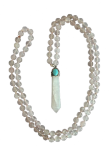 Rose Quartz, Rose Quartz & Turquoise Pendant
