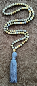 Dumortierite Sunset, Dark Blue Tassel