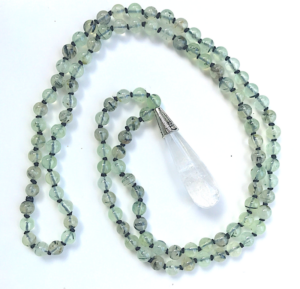 Prophetic Path- Prehnite & Crystal Quartz Pendant “Prophetic Path” Prehnite & Crystal Quartz Pendant
