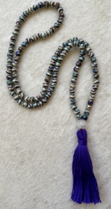 Tibetan Agate, Cracked Crystal Guru, Purple Tassel Tibetan Agate, Cracked Crystal Guru, Purple Tassel