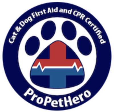 Pet Pro Hero Cat & Dog First Aid & CPR Certified Training Badge